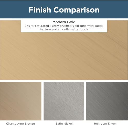 Franklin Brass Simple Chamfered Square Cabinet Knob, Brushed Brass, 1.12 in (29 mm) Drawer Knob, 10 Pack, P40847K-117-C