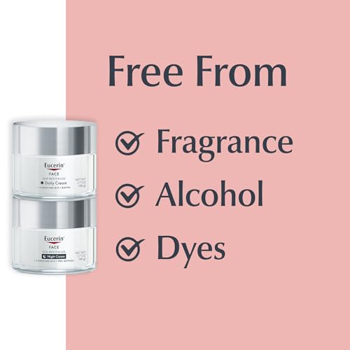 Eucerin Q10 Anti Wrinkle Face Cream Bundle, Day Cream and Night Cream For Face, 1.7 Ounce (Pack of 2)