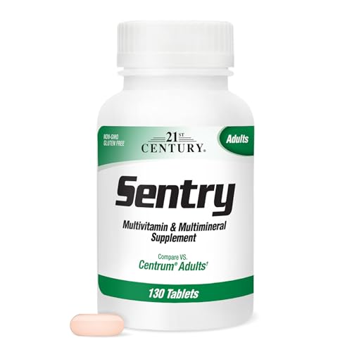 21st Century Sentry Multivitamin & Multimineral Supplement, 130 Tablets