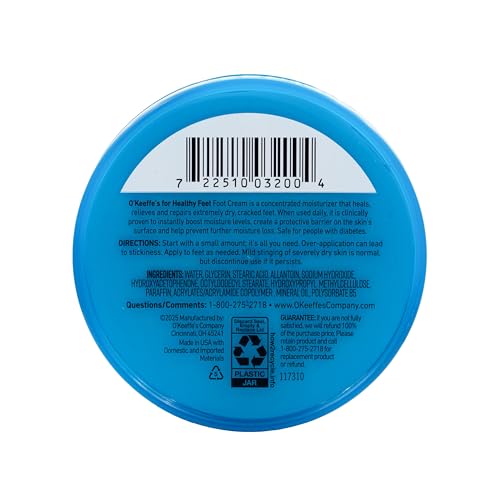 O'Keeffe's Healthy Feet Jar 91g