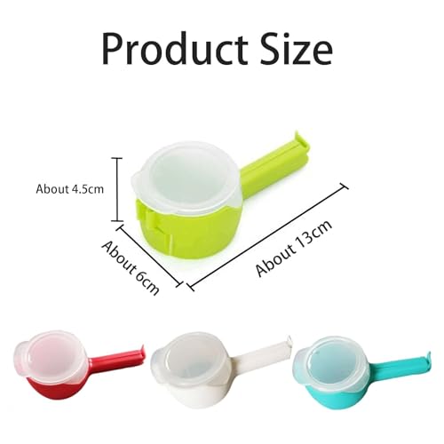 4 PCS Food Bag Clips in 4 Colours, Food Clips, Bag Clips, Bag Clips for Food Storage, Food Clips Bag Sealing Clips, Food Bag Clips for Food Storage, Very Useful for Keeping Food Fresh