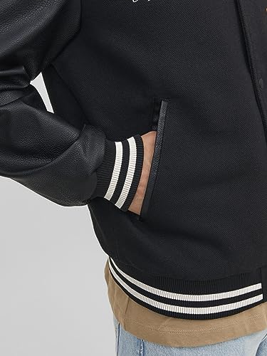 JACK & JONES Men's JORCOLLEGE WOOL BLEND BOMBER NOOS Jacket