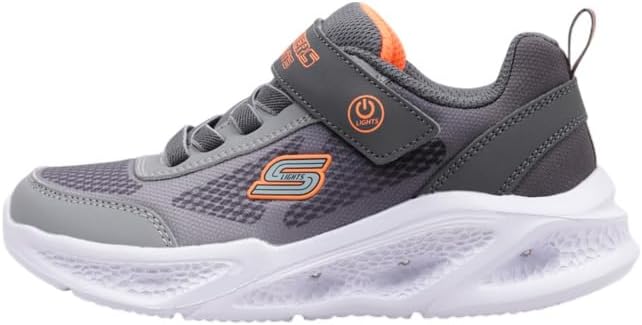 SKECHERS METEOR-LIGHTS boys Shoes - CHARCOAL GRAY