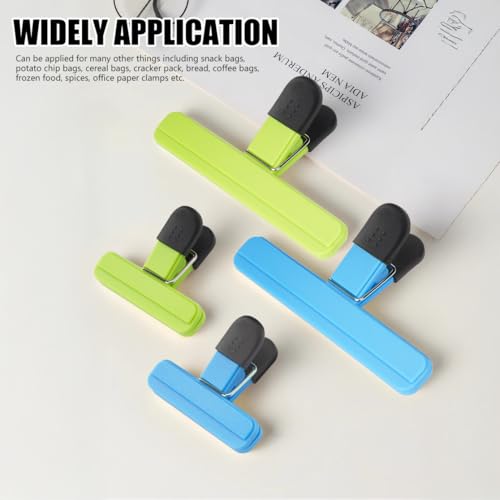 10 Pcs food clips bag clips for food storage sealing clips Sturdy Airtight Reusable for Snacks Food Sandwich Ideal for Home Kitchen