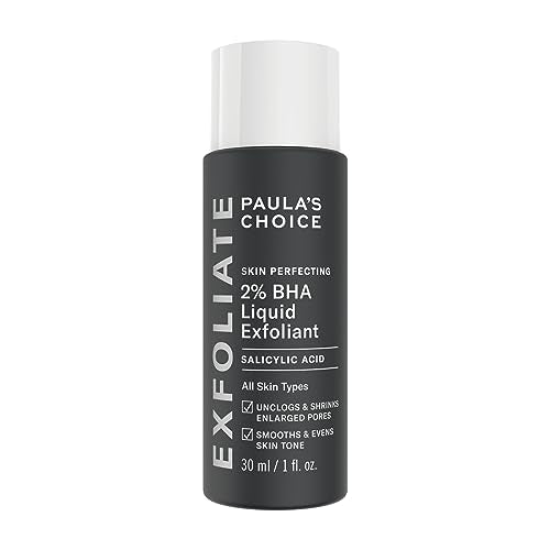 Paula's Choice SKIN PERFECTING 2% BHA Liquid Exfoliant - Face Exfoliating Peel Fights Blackheads & Enlarged Pores - with Salicylic Acid - Combination & Oily Skin - 30 ml