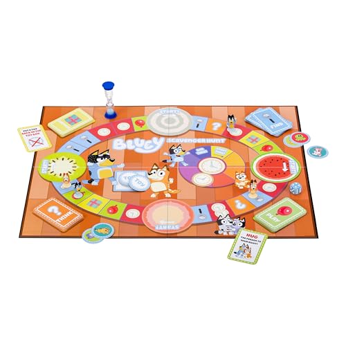 BLUEY Scavenger Hunt Game. A Fun Board Game Full of Fun Activities to Perform, Things to Find and Questions About to Answer