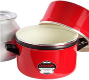 ANNA ALUMINIUM Chakson Choodarapetty DLX Aluminum Pot Thermal Rice Cooker (1 Kg 5L, Red, 7 Liters)