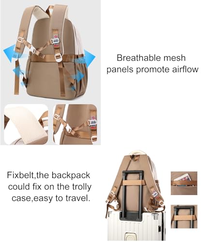 SellerFun Versatile Backpack Girls Boys Middle School Laptop Bag Water Resistant Daypack