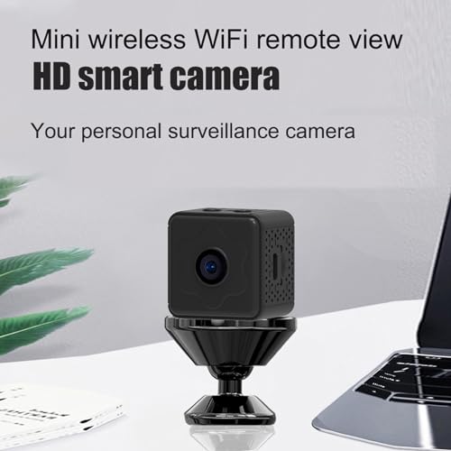 GOWENIC Cordless Wi Fi Small Camera, Indoor Security Camera with Phone APP, Night Version, 2 Way Talk, Motion Detection, Mini Camera