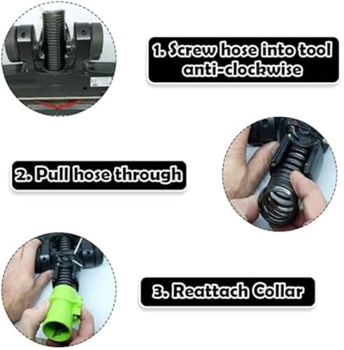 YOKRO 1 Piece of Lower air Duct Repair Replacement Hose, for Shark, NV680, NV680UK, HV300, HV322, HV320 amp, VAX Blade 24V 32V Vacuum Cleaner â€“ Durable Hose, for Household Cleaning Vacuum Clean