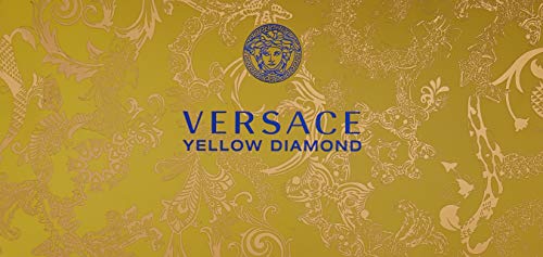 Versace Yellow Diamond 3 Pieces Mini Set For Women - 1 EDT 5 ml +25 ml Shower Gel +25 ml Body Lotion
