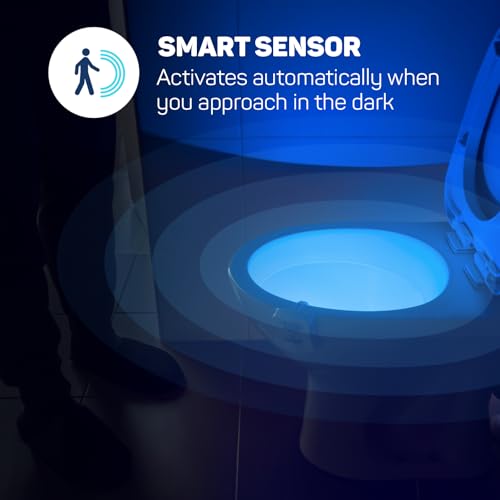 The Original Toilet Bowl Night Light. Motion Sensor Home Gadgets for Men Women Dad Gifts for Men Fathers Day Christmas. Funny Novelty Bathroom Accessory. Birthday Presents. Fun Cool Gadgets Gift