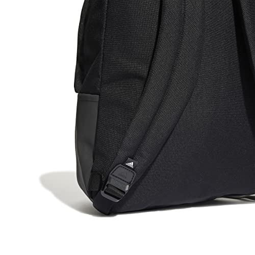 adidas Classic Badge of Sport 3-Stripes Backpack- BLACK/WHITE