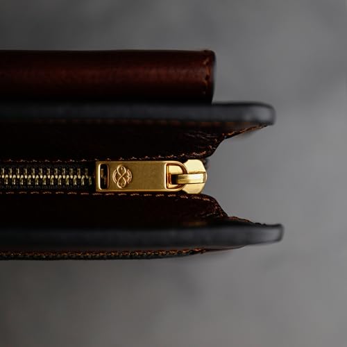 Time Resistance Lederclutch fr Herren - Herren Handtasche - Ledertasche Herren - Edles Portmonee - Umhngetasche Herren - Clutch aus Leder