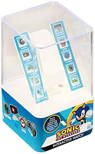Accutime SNC4141AZ SEGA Sonic The Hedgehog Digital Smartwatch for Kids, 40 mm Diameter, Blue