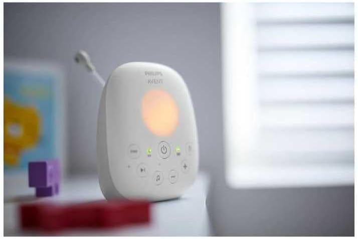 Philips Avent DECT Baby Monitor, 100% Private Connection, Nightlight, SCD503/26
