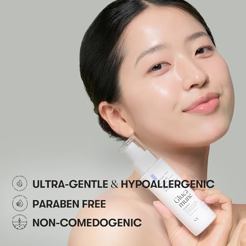 VT Cosmetics Glucamune Essence | Plant-based mucin, Soothing&Calming Essence for All Skin Types (3.38 Fl Oz/100ml).