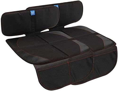 Funbliss Car Seat Protector for Baby Child Car Seats - Auto Seat Cover Mat for Under Carseat with Thickest.