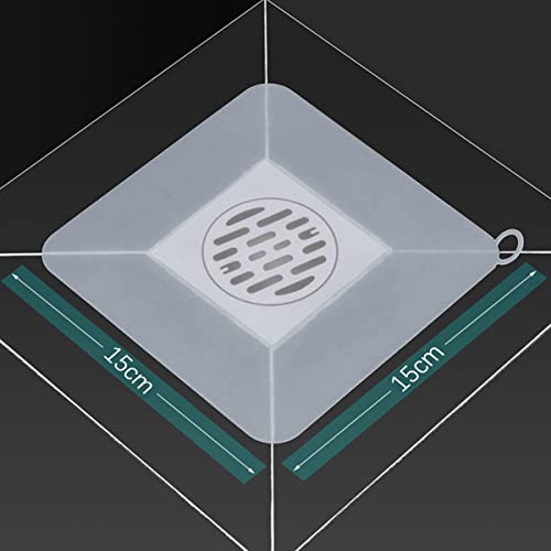ECVV 2 Pieces Thick Silicone Floor Drain Stopper Anti-smell Floor Drain Deodorant Cover Insect-proof Seal Cover Silicone Tub Stoppers Anti-Odor Mat for Kitchen, Bathroom and Laundry Room
