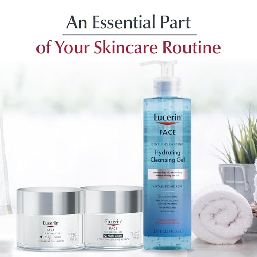 Eucerin Q10 Anti Wrinkle Face Cream Bundle, Day Cream and Night Cream For Face, 1.7 Ounce (Pack of 2)