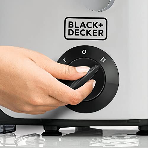 Black & Decker Juicer Extractor, 800W Power with Copper Motor, 500ml Juice collector, 1.5L Large pulp container, 2 Speed Control, Easy to Clean, Perfect for Healthy Living, JE780-B5