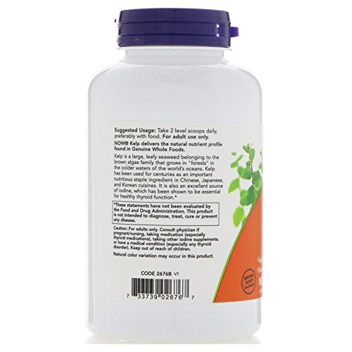 Now Foods Organic Kelp Powder Vitamin, 8 Oz.