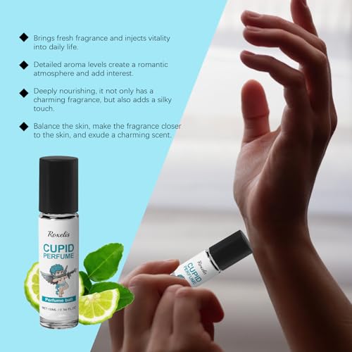 NALACAL Pheromone Cologne for Men | Long-Lasting Fresh & Warm Fragrance | Portable 10ML Roll-On Perfume Oil | Ideal for Pulse Points | Confidence-Boosting Scent | Attracts Women (2PCS)