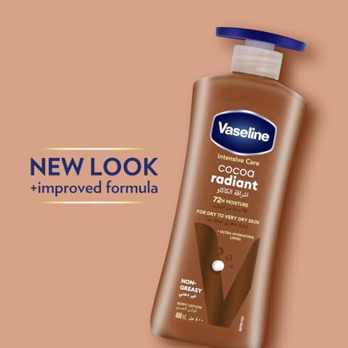 Vaseline Cocoa Radiant Body Lotion, 2 X 400ml