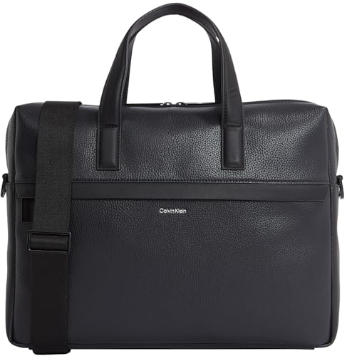 Calvin Klein Ck Must Laptop Bag Work Bags For Men Ck Black Os