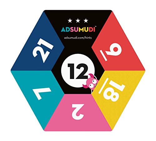 Evermade Adsumudi Math Game - The Monstrously Fun, Smart Game for Kids to Practise Multiplication, Division, Addition and Subtraction - Great for Kids Ages 8-12