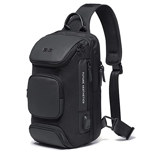 BANGE Sling Bag, Waterproof Men's Chest Bag Shoulder bags Crossbody Sling Backpack for Menâ€¦â€¦