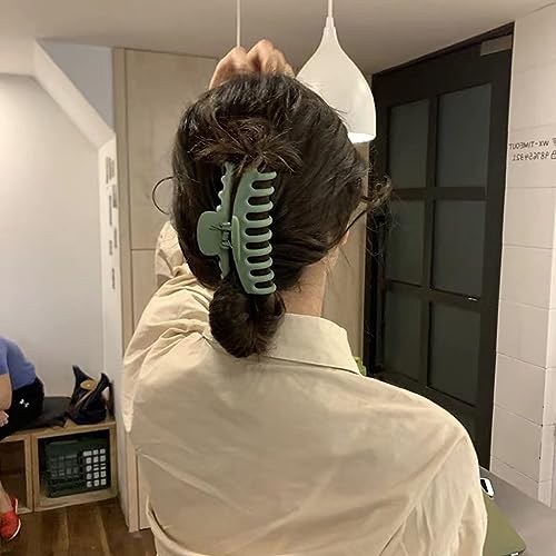 ECVV 8 Pack Large Hair Claw Clips for Women Strong Hold Nonslip Jaw Clips for Women and Girls Hair Clamps for Thick Thin Fine Long Hair Multi Color Hair Accessories