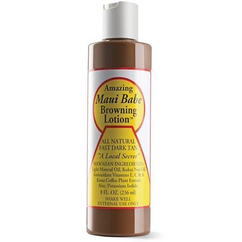 Maui Babe Browning Lotion - All Natural Fast Dark Tan