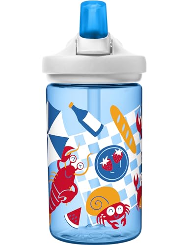 CAMELBAK Eddy+ Kids Everyday Water Bottle - Strong Drop Proof Design - BPA Free - Leak-proof - Dishwasher Safe - 400ml