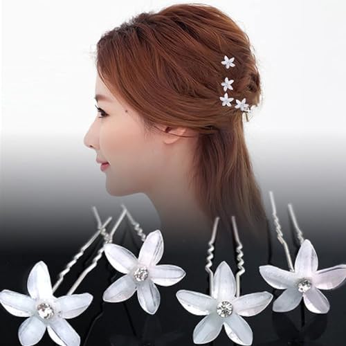 KOWVOWZ 20Pcs Pearl Hair Pins Bridal Hair Pins Wedding Hair Pins Flower Hair Pins for Women Wedding Bridesmaid Hair Accessories for Women Girls Wedding Ball