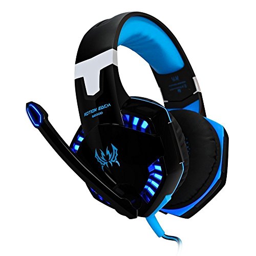 Cosmic Byte KOTION G2000 Gaming Headphone Headset Stereo Bass Over-ear Headband Mic PC Blue