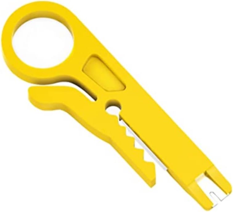 Biella Mini Portable Cable Cutter Stripper Knife - Crimper Pliers, Crimping Tool Cable Stripping Wire, Cutter Multi Tools Cut Line Pocket Multitool - PACK OF 1 PCS
