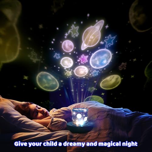 WINICE Star Projector Night Light for Kids, Stars for Ceiling Projector, Sky Light Toys for Boys Girls, Birthday Xmas Christmas Gifts for Baby Toddler Teens Adult Children Kids Bedroom Decor (Blue)