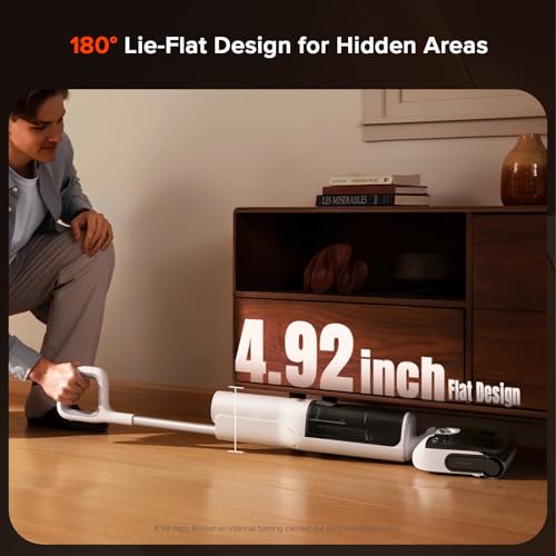 roborock F25 Rt Multifunctional Vacuum Cleaner, Cordless Wet Dry Vacuum Cleaner, 20000Pa Floor Cleaning Machine for Ceramic, Wood, Vinyl, Self-Cleaning Electric Mop D