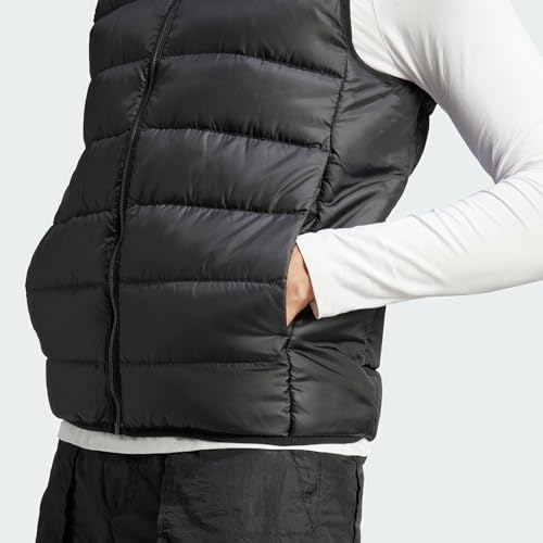adidas male Adult Essentials 3-stripes Light Down Vest Down Jacket