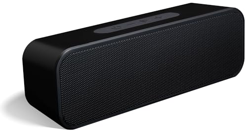 PowerPro Portable Bluetooth Speaker 360° HD Stereo Super Bass USB rechargeable for Outdoor Travel (Black)
