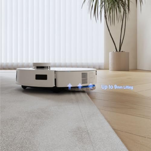 ECOVACS DEEBOT T30 PRO Omni Robot Vacuum Cleaner with Mop Function, TrueEdge Mopping, Zero Tangle Brush, 11,000 PA Suction Power with Hot Water and Smart Rewash, Silver