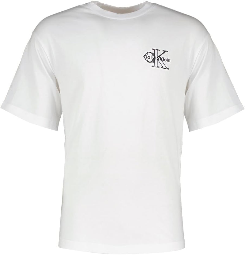 Mens Ss 30s micro monolog Graphic Tees (pack of 1) - Brilliant White