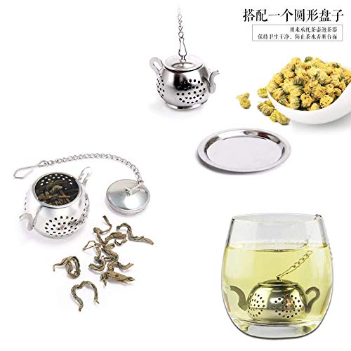 Stainless Steel Tea Infuser Tea Leaf Filter Herbal Strainer Tea Bag Spice Soup Cooking Infuser