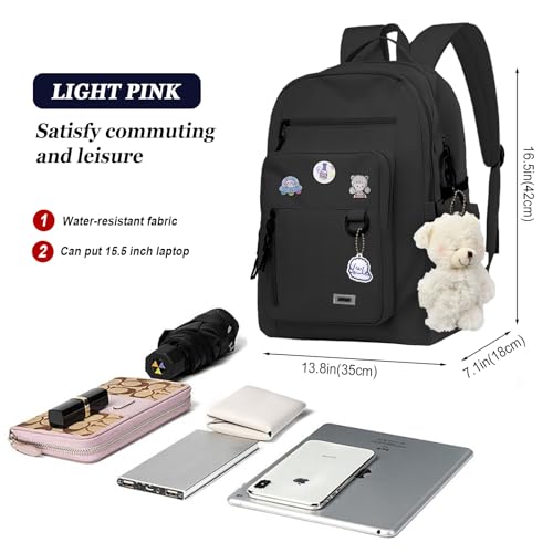 School Bag for Girls,Cute Aesthetic Backpacks, Girls Casual Daypacks,School Backpack Teen Lightweight College Daypack for Teens Girls Women Students