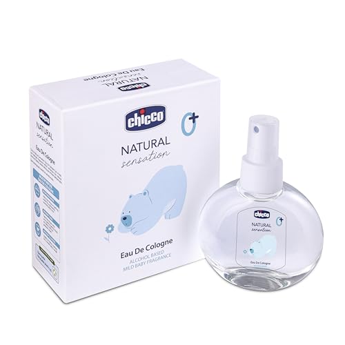 Chicco Natural Sensation Mild Baby Fragrance For Unisex, 100ml Multipurpose Eau De Cologne With Fresh & Delicate Liquid Fragrance, Dermatologically Tested For Sensitive Skin