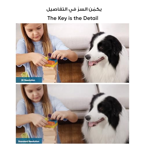 eufy Security 2K Indoor Cam Pan & Tilt, Home Security Indoor Camera, Human and Pet AI, Works with Voice Assistants, Motion Tracking, Night Vision, MicroSD Card Required, HomeBase Not Required.