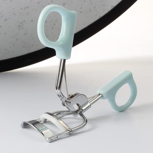 BEETO Eyelash Curler with Pads, Professional Eyes Makeup Tools for Women Curled Eyelashes, Beauty Must-have for Makeup Lovers (A)