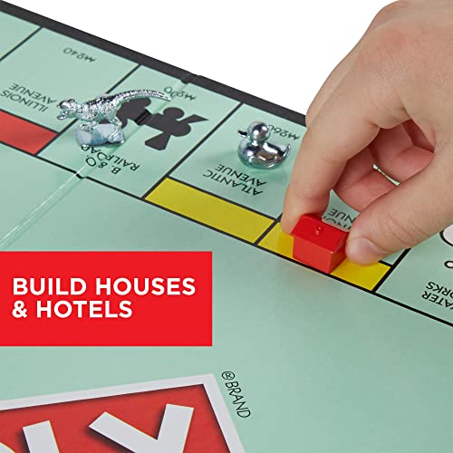 Monopoly Board Game | Family Board Games for Adults and Kids | Ages 8 and Up | 2 to 6 Players | Strategy Games | Family Gifts
