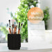 Tazweeq Silicone Pen Holder, Pencil Holder, Cute Pens Cup, Children's Desk Office Decoration, Desktop Accessories, Pen Holder Desk Organizer (Black)